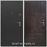 Дверь входная Армада Престиж Черный шелк / ФЛ-57 Дуб шоколад