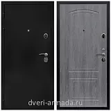 Дверь входная Армада Престиж Черная шагрень / ФЛ-138 Дуб Филадельфия графит