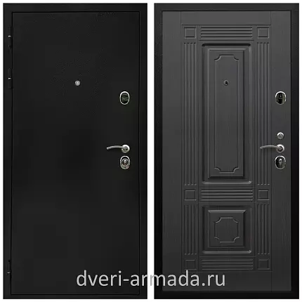 Дверь входная Армада Престиж Черная шагрень / ФЛ-2 Венге