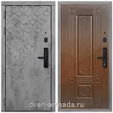 Дверь входная Армада Квадро Kaadas S500 / ФЛ-2 Морёная береза